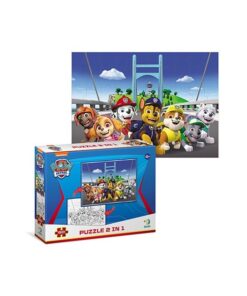 ROMPECABEZAS PARA COLOREAR PATRULLA CANINA 60 TMX - 2 EN 1 Equipo de rompecabezas en Bridge do200162