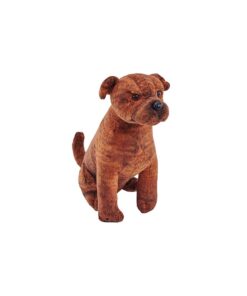 RESCUE STAFFORDSHIRE BULL TERRIER 14CM - ΣΤΑΦΟΡΝΤΣΑΪΡ ΜΠΟΥΛ ΤΕΡΙΕ ΜΕ ΗΧΟ KM-27682
