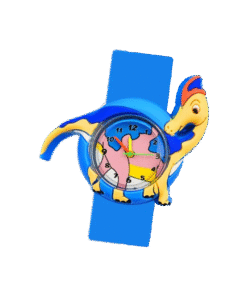 Slapwatch velociraptor azzurro - Belosiaptor Black Black Roles LA1012