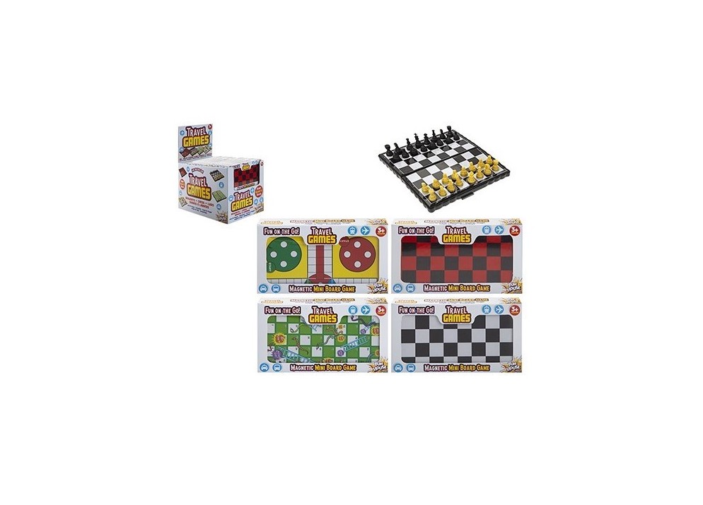 GIOCHI MAGNETICI (SCACCHI, dama, LUDO, SERPENTE) 4 TMX - PM331029