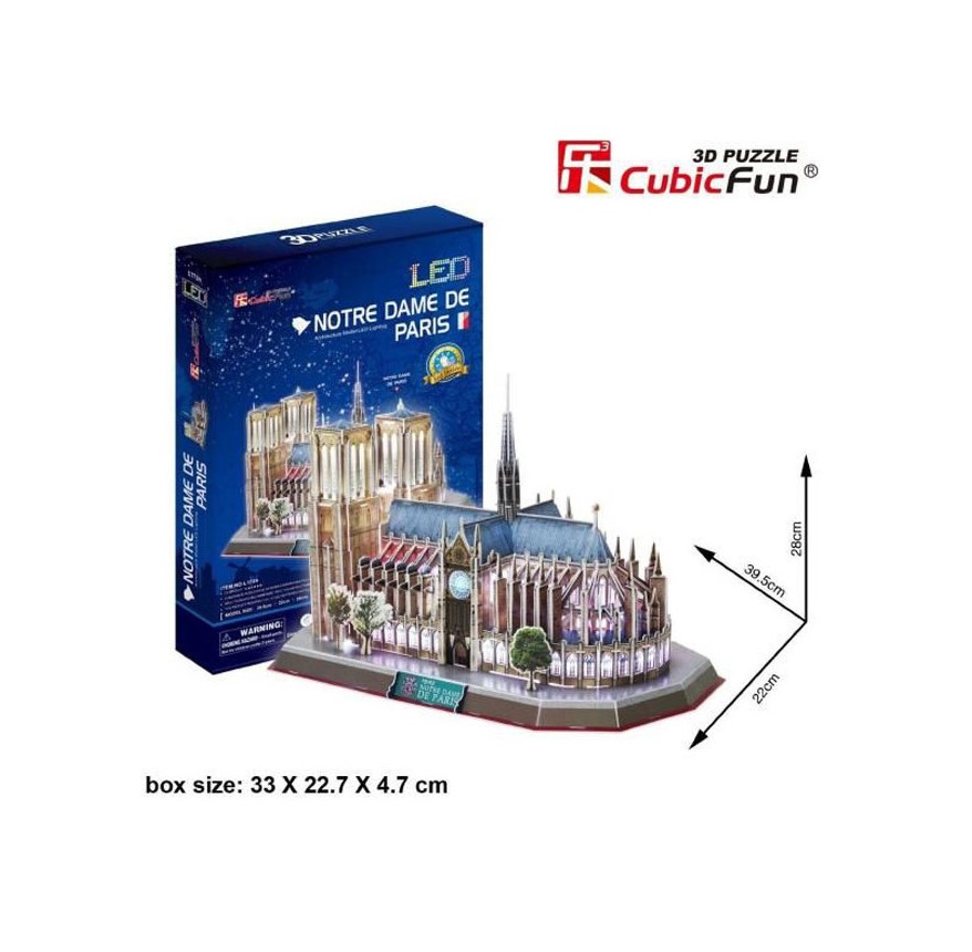 Notre Dame de París (LED) CF0173 - Imagen 3