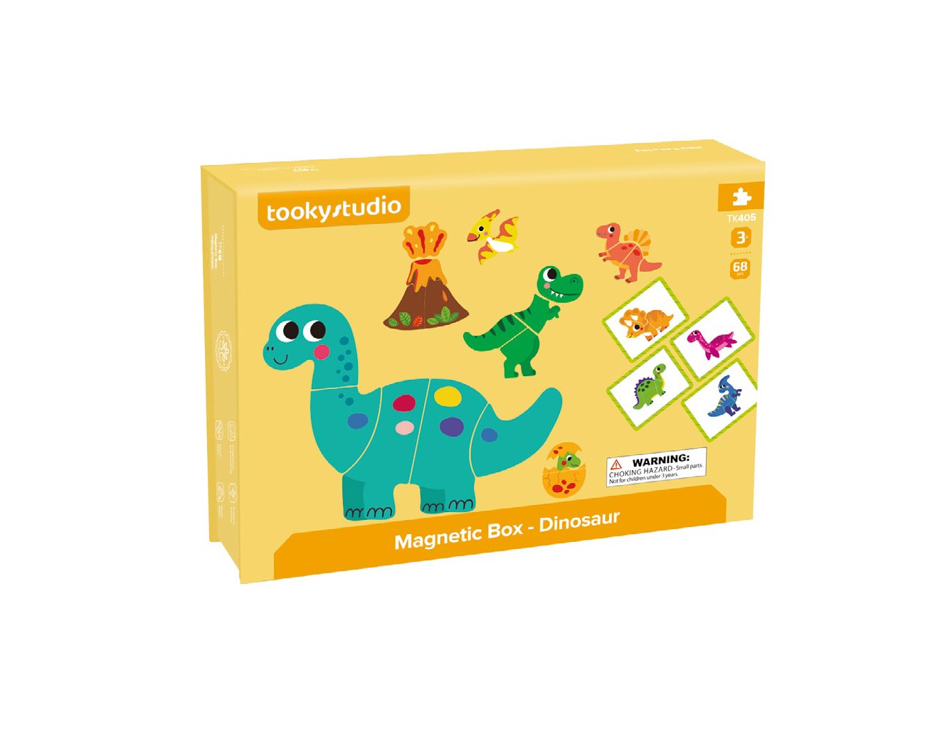 DINOSAURIO CAJA MAGNÉTICA - CAJA MAGNÉTICA DINOSAURIOS TTK405 - Imagen 2