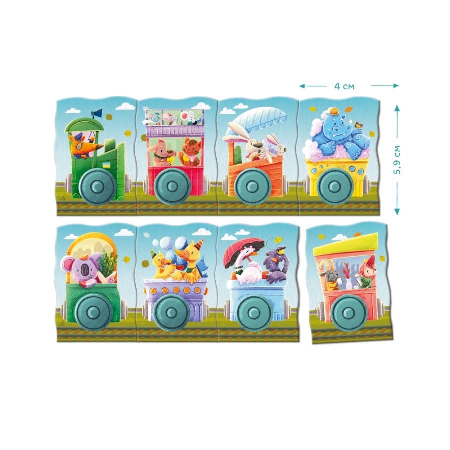 MAGNETIC GAME TRAIN JOURNEY - MAGNETIC TOY TRAIN JOURNEY DO200254 - Image 3