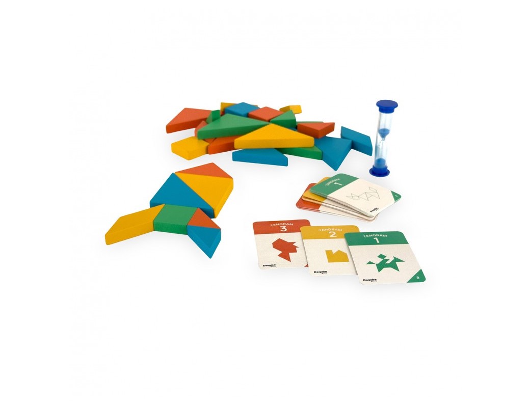 4 ΞΥΛΙΝΑ TANGRAM ΣΕ ΜΕΤΑΛΛΙΚΟ ΚΟΥΤΙ DQ00324 - Image 4