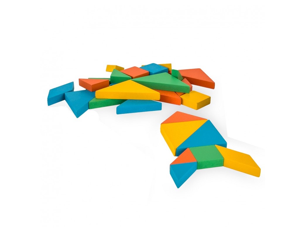 4 ΞΥΛΙΝΑ TANGRAM ΣΕ ΜΕΤΑΛΛΙΚΟ ΚΟΥΤΙ DQ00324 - Image 5