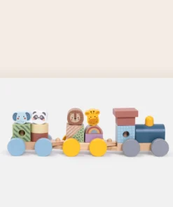 STACKING TRAIN ANIMALS - ΤΡΕΝΑΚΙ ΣΤΟΙΒΑΞΗΣ ΜΕ ΖΩΑ TTJ002