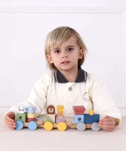 STACKING TRAIN ANIMALS - ΤΡΕΝΑΚΙ ΣΤΟΙΒΑΞΗΣ ΜΕ ΖΩΑ TTJ002 - Immagine 4