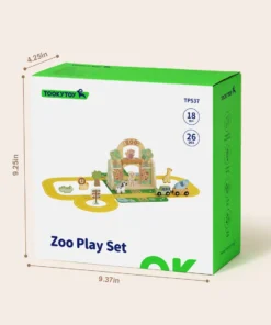 FELT ZOO PLAY SET - ΖΩΟΛΟΓΙΚΟΣ ΚΗΠΟΣ ΑΠΟ ΤΣΟΧΑ TTP537 - Изображение 2