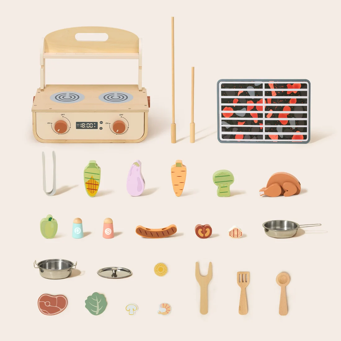 KITCHEN SET - ΚΟΥΖΙΝΑ ΚΑΙ ΜΠΑΡΜΠΕΚΙΟΥ TTP547 - Image 4