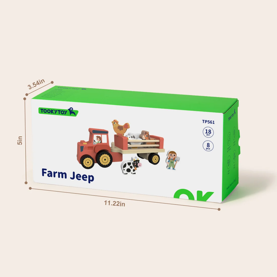 FARM ANIMAL TRACTOR - ΤΡΑΚΤΕΡ ΦΑΡΜΑΣ TTP561 - Image 2
