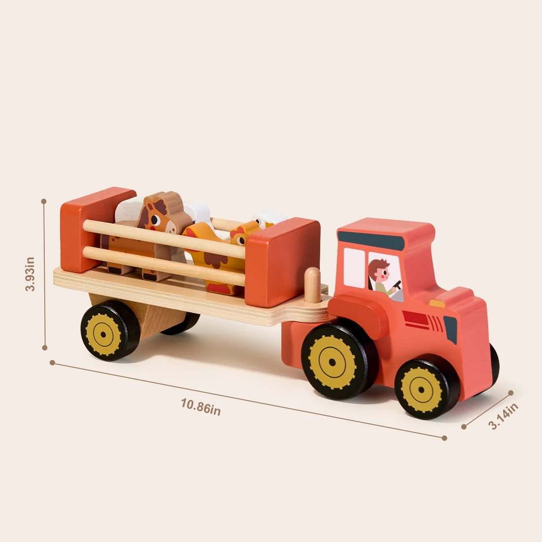 FARM ANIMAL TRACTOR - ΤΡΑΚΤΕΡ ΦΑΡΜΑΣ TTP561 - Image 4